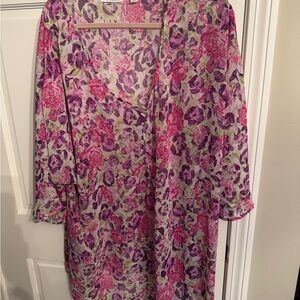 Floral Print Women's Blouse